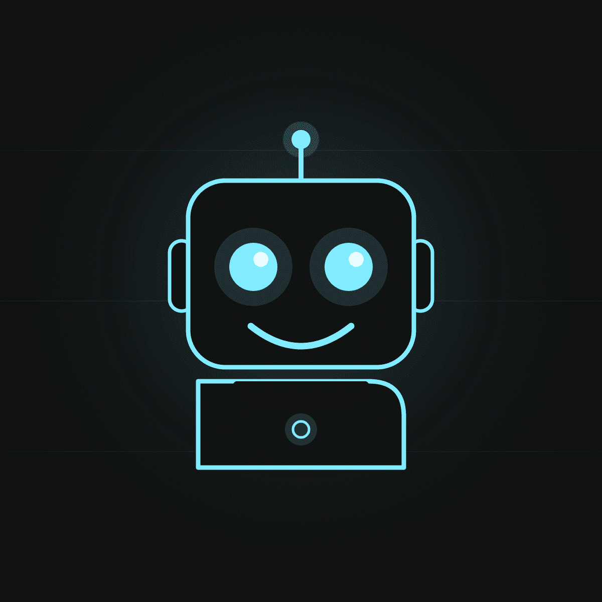 A friendly robot, representing a governed in-house AI platform